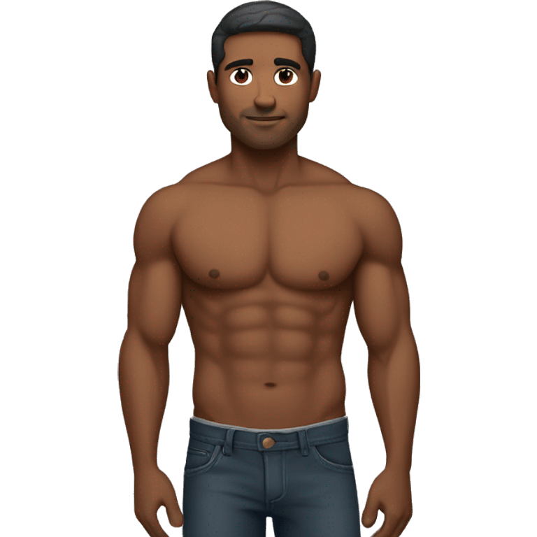 man with abs emoji