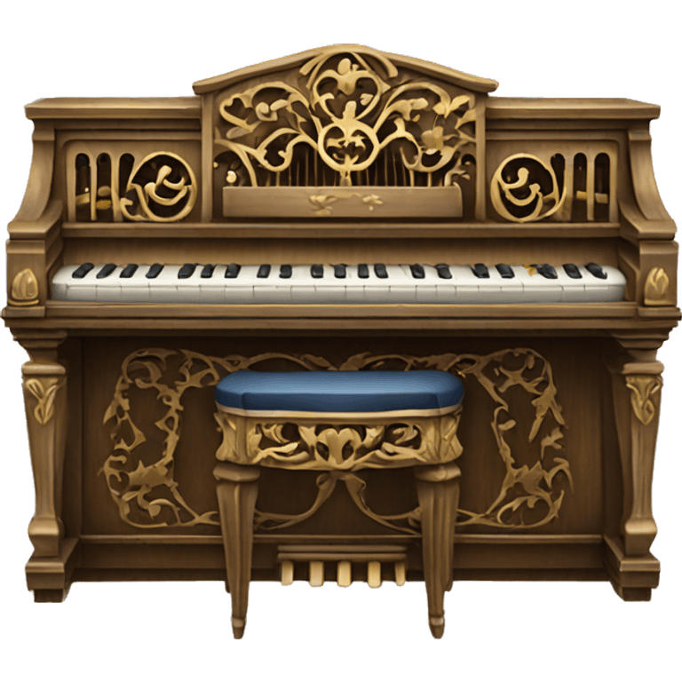 ornate console piano emoji