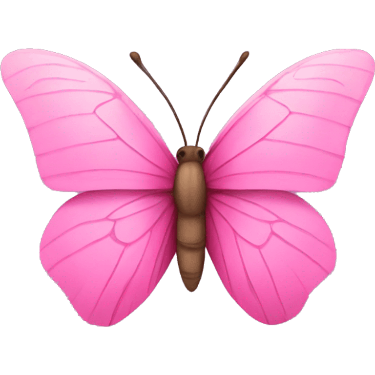 Pink butterfly emoji