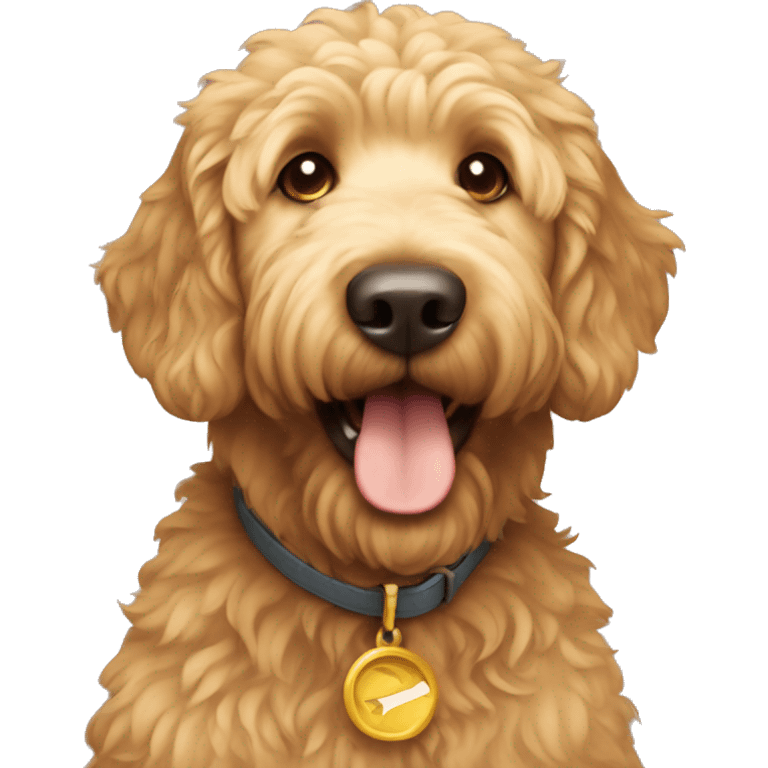 Golden doodle emoji