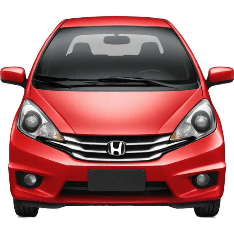 Car Honda fit red color emoji