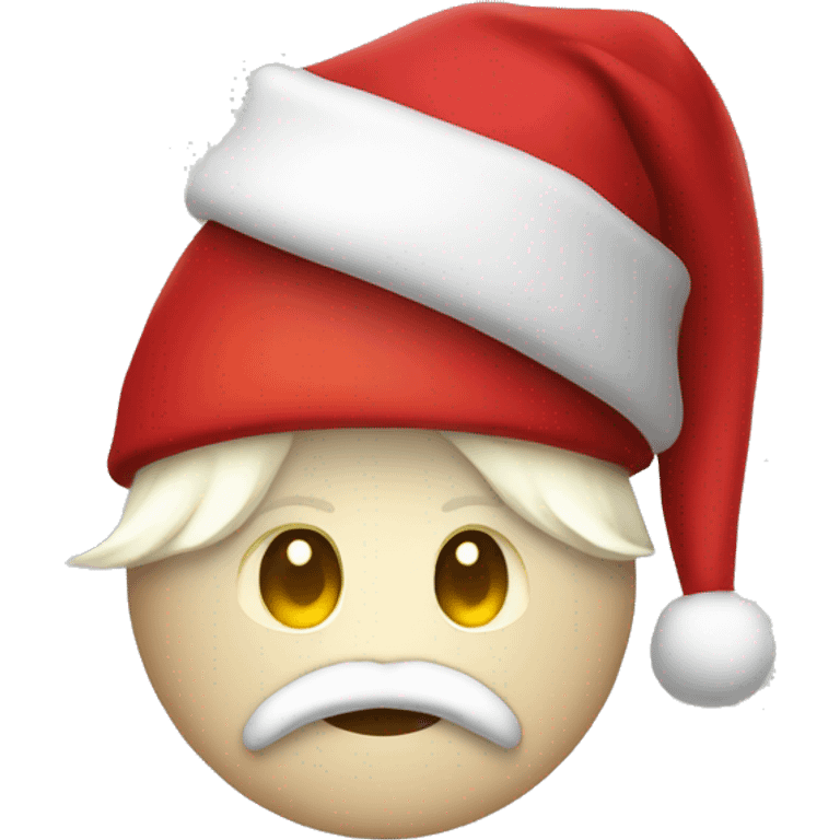 santa hat with lights  emoji