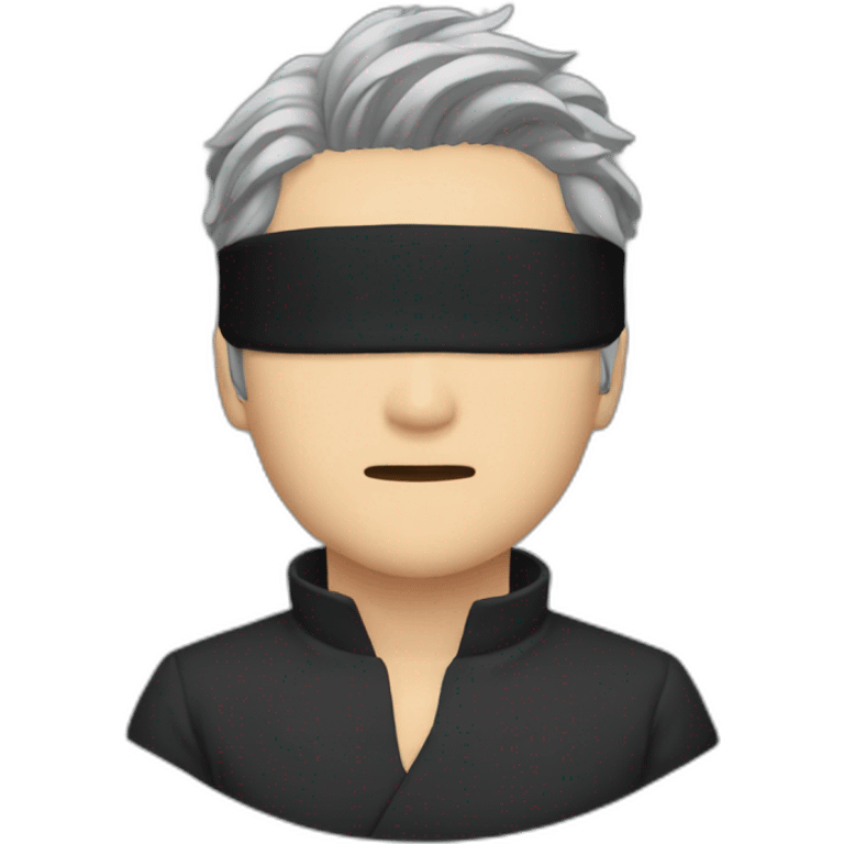 Satoru gojo blindfold emoji