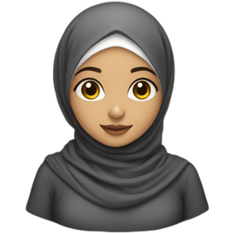 Cute hijabi emoji