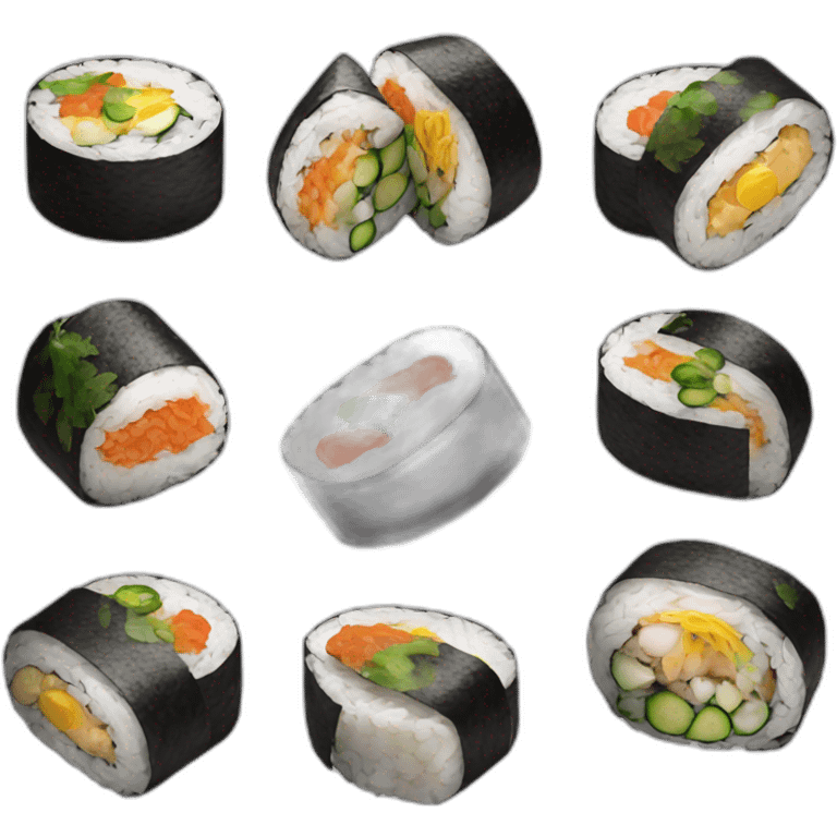 Gimbap emoji