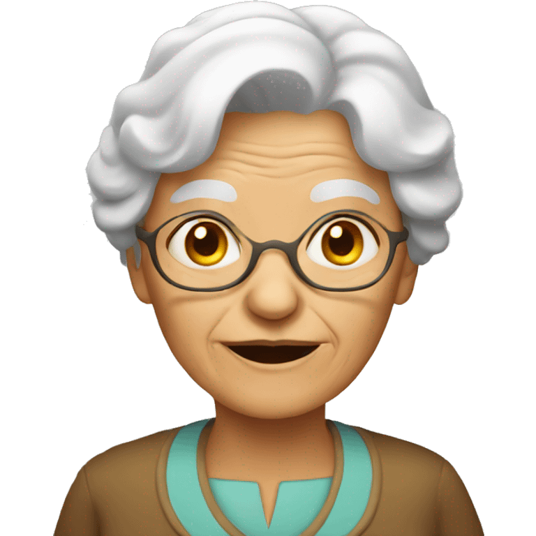 old woman emoji