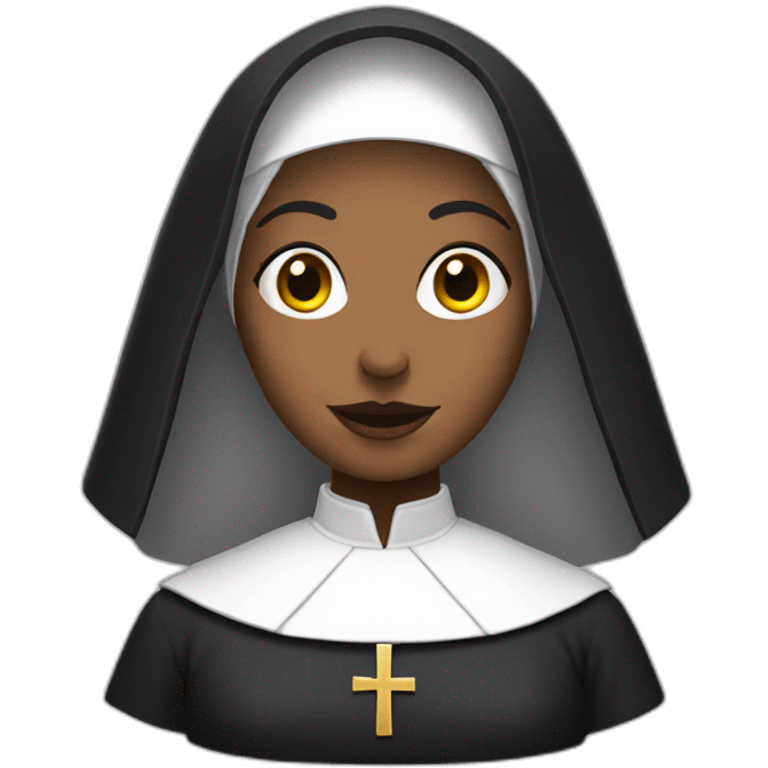 The nun emoji