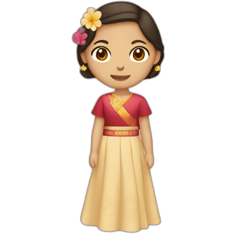 filipina in filipiniana emoji