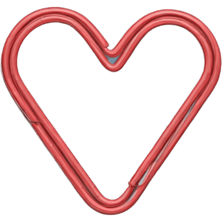 paper clip heart emoji