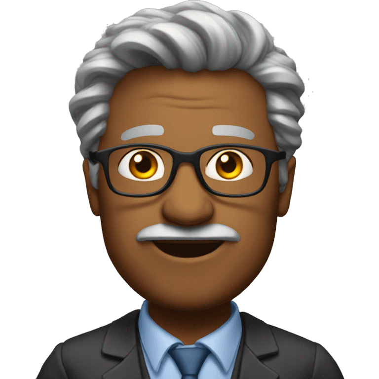 The professor emoji