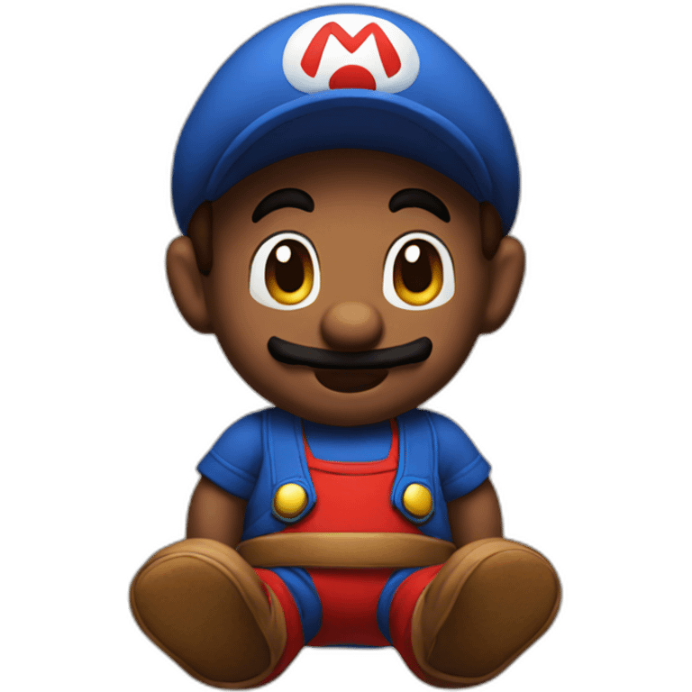 Mario as a little baby emoji