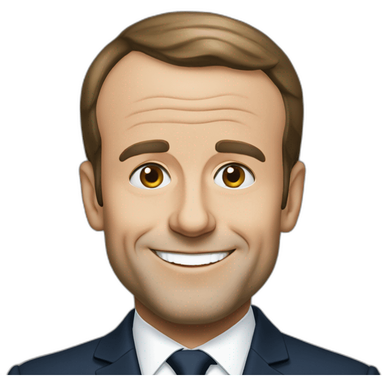 Emmanuel Macron noël emoji