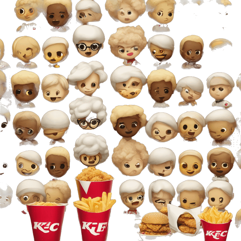 KFC and McDonald baby emoji