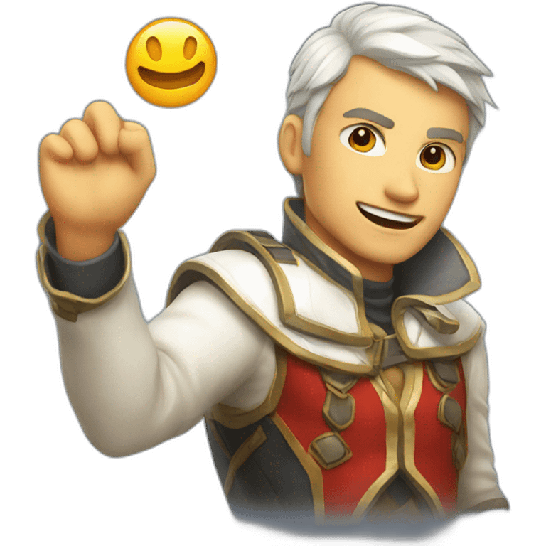 Mobile game card emoji