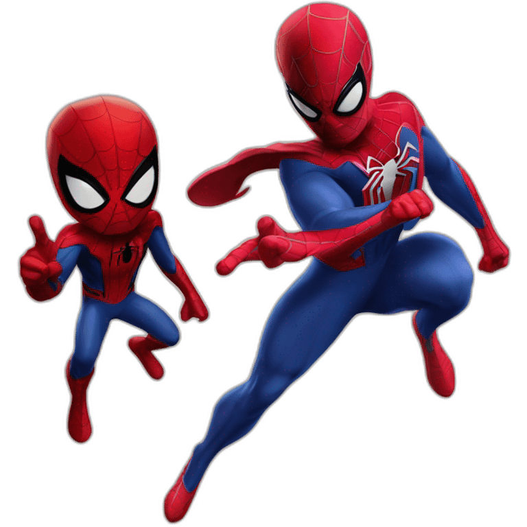 Spider-Man accros the Spider verse emoji