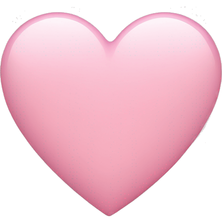 Light pink heart emoji