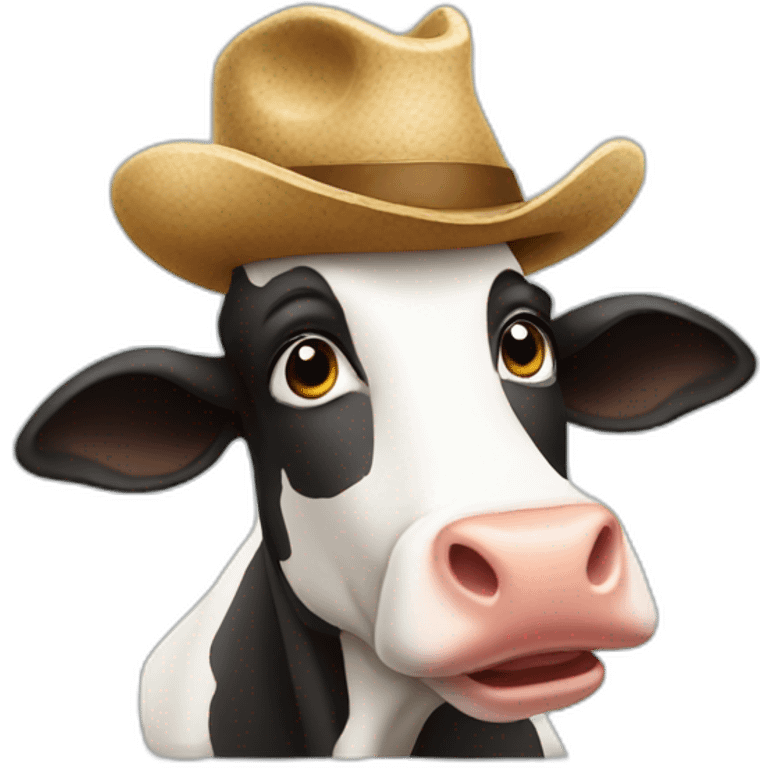 cow in a hat emoji