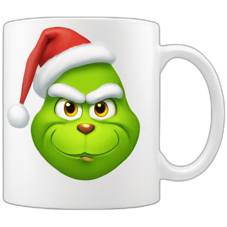 Grinch mug emoji