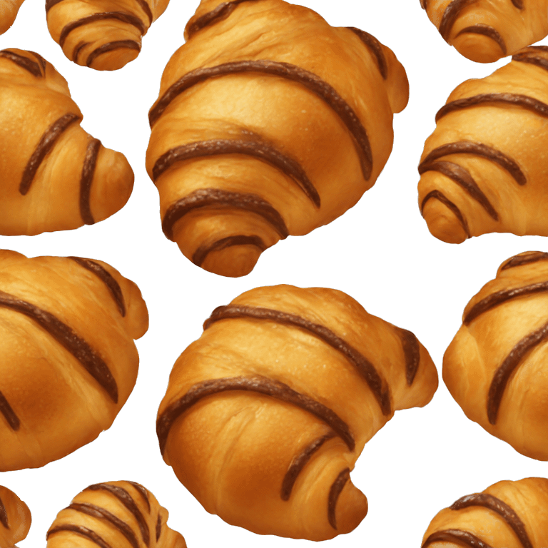 Chocolate croissant  emoji