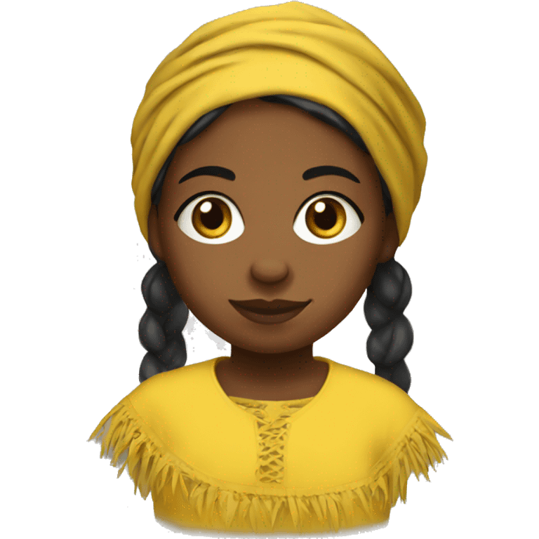 A garifuna girl  emoji