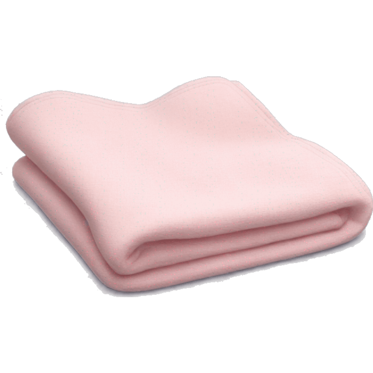 Light pink blanket folded  emoji