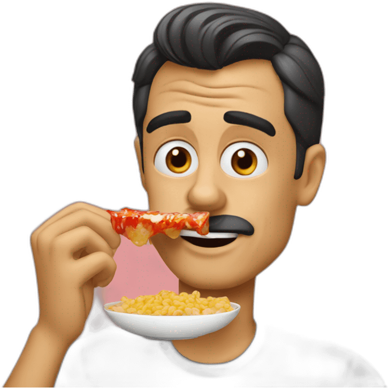 Pedro sanchez eating calippo emoji