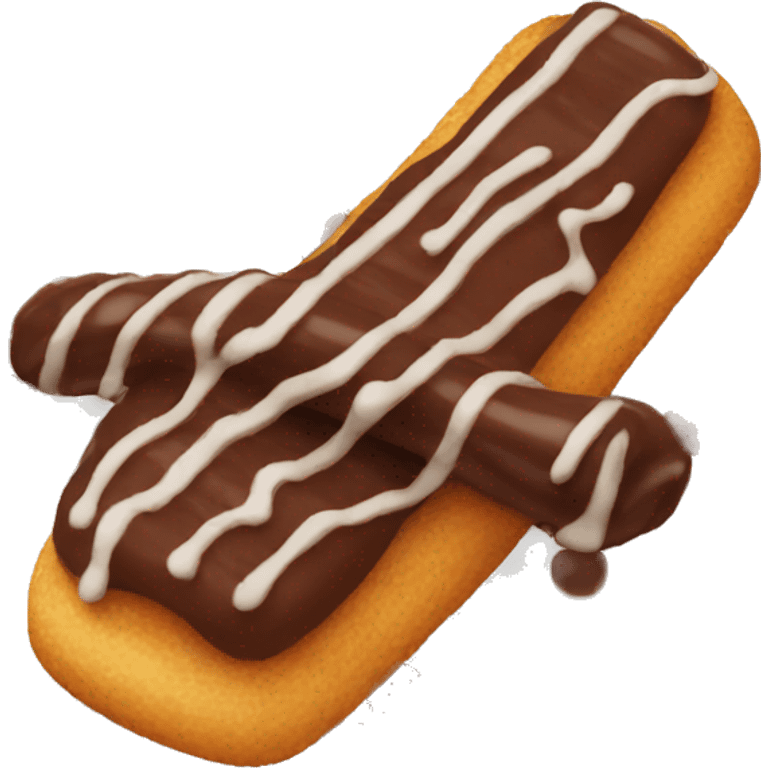 chocolate covered churro  emoji