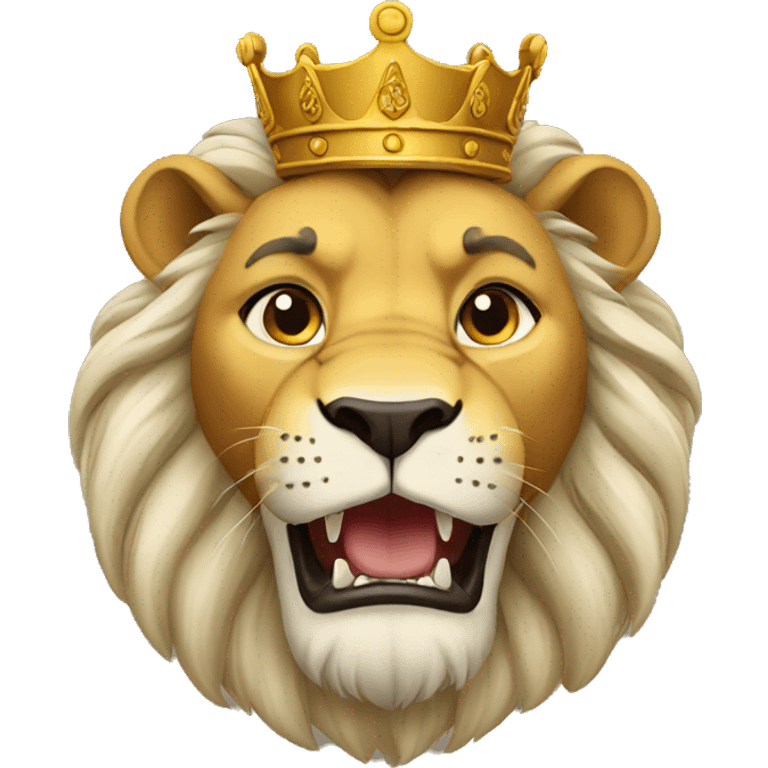 King lion emoji