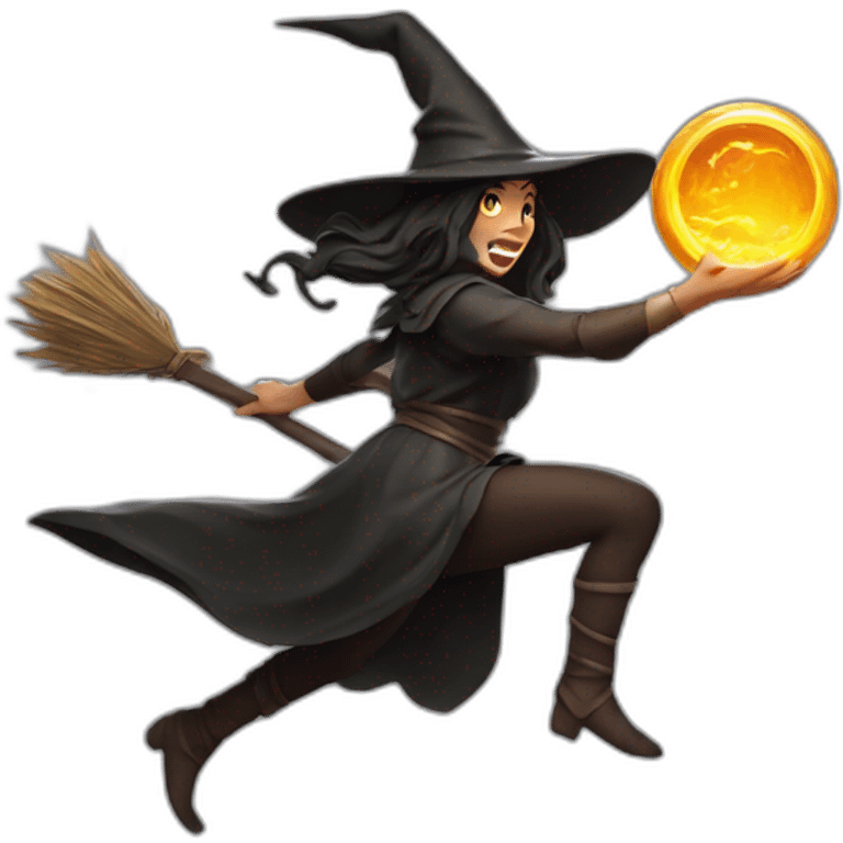 Elden ring witch running emoji