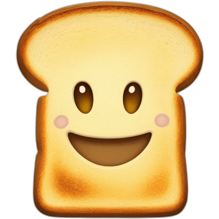 toast-with-smile emoji