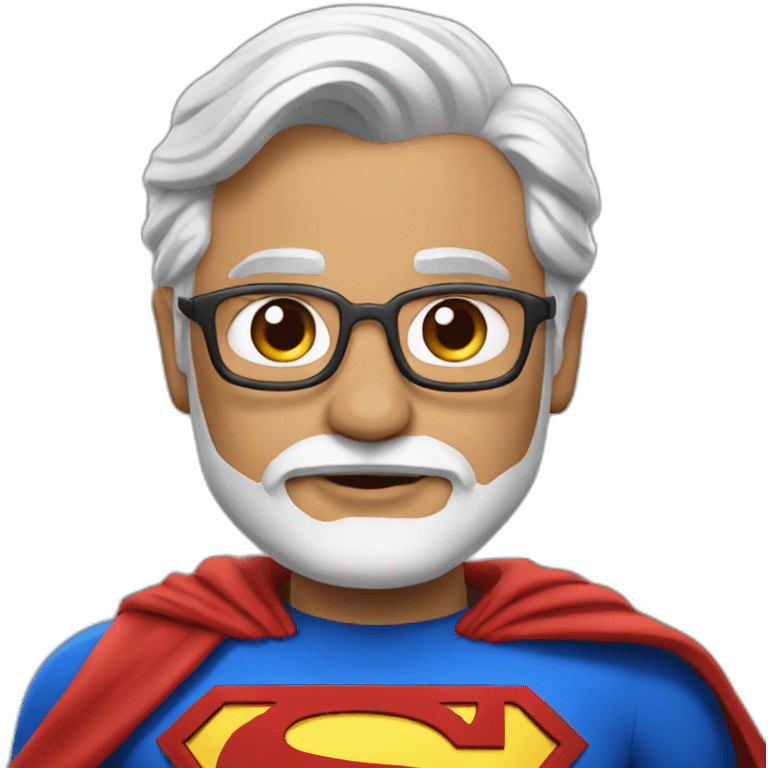 Modi superman emoji