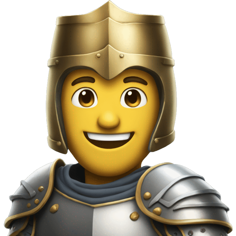 knight smiling emoji