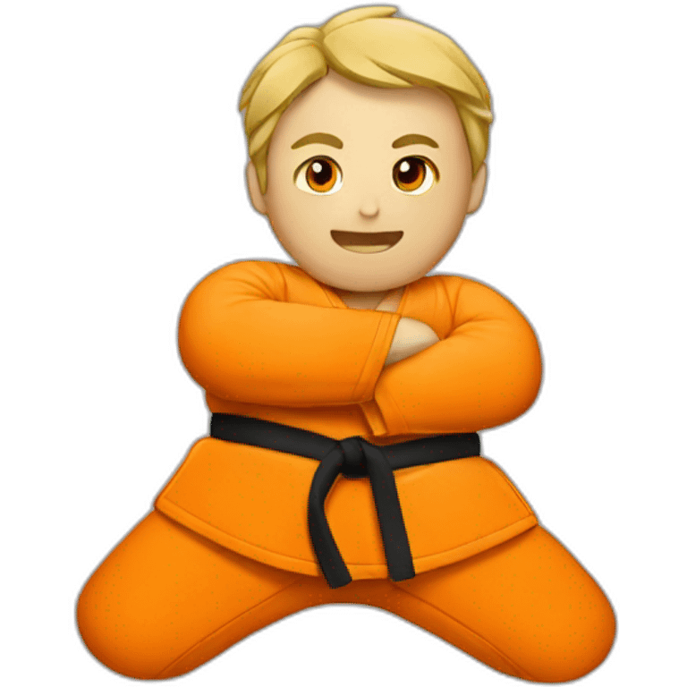 orange belt judo emoji