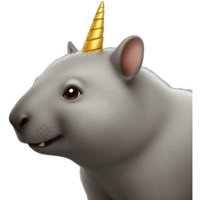 Wombat unicorn emoji