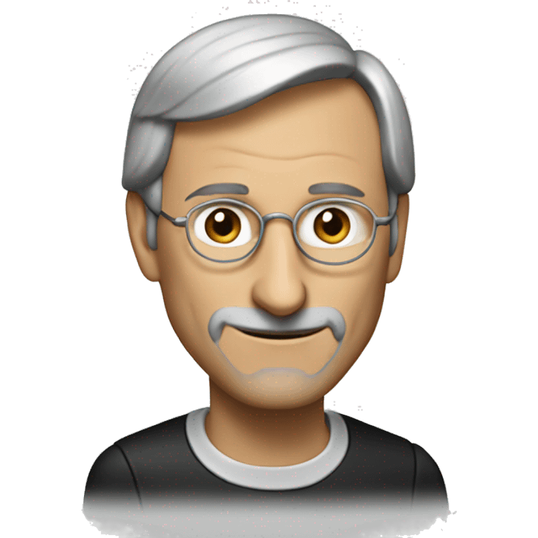 Steve jobs is happy emoji