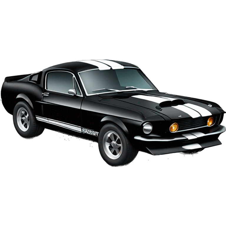 Black Shelby GT 500 emoji