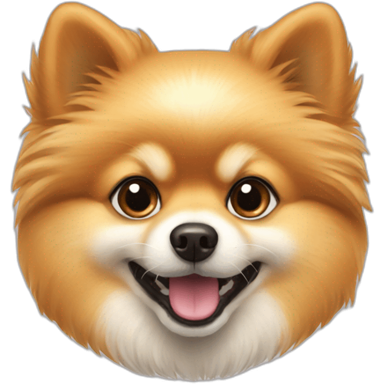 Pomeranian dog emoji