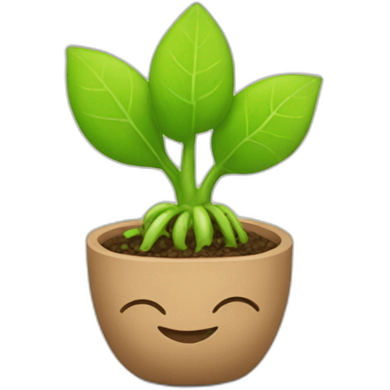 happy sprout emoji