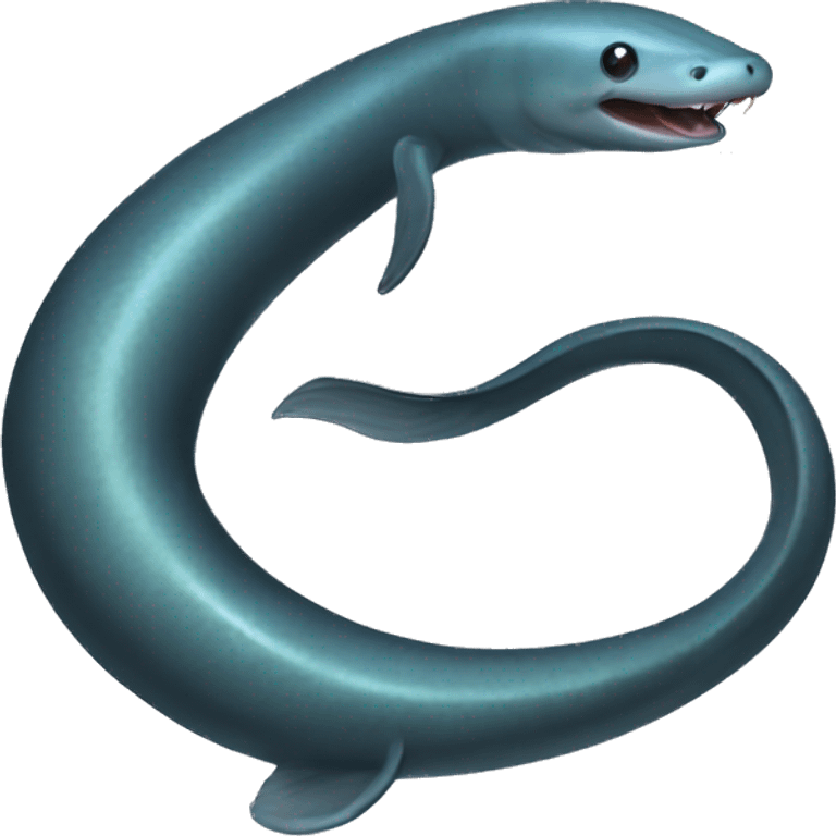 Realistic electric eel emoji