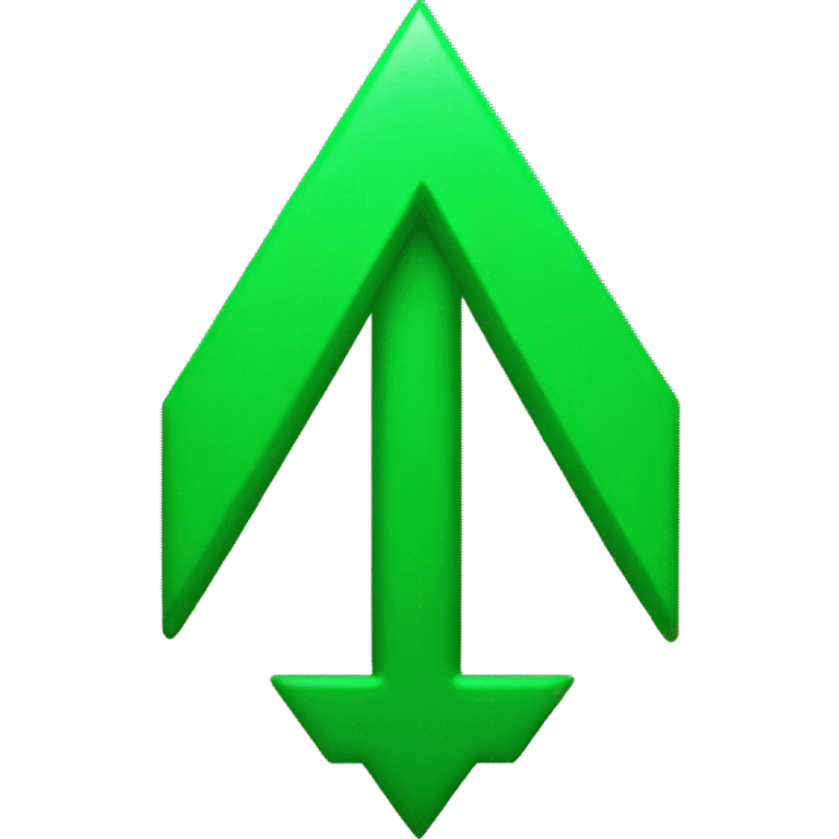 The up arrow is green emoji