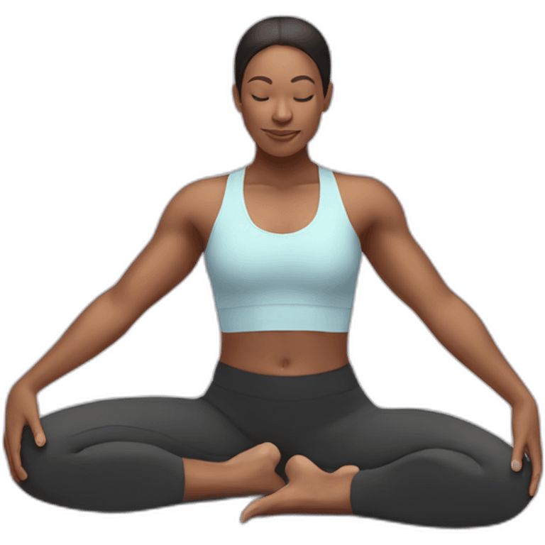 wheel yoga pose emoji