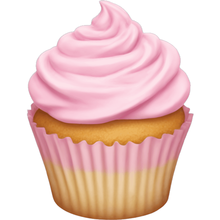 pastel pink cupcake emoji