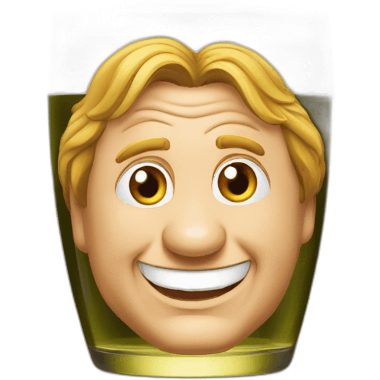 Depardieu verre de vin emoji