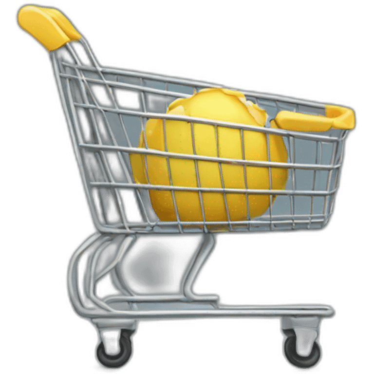 sad shopping cart emoji