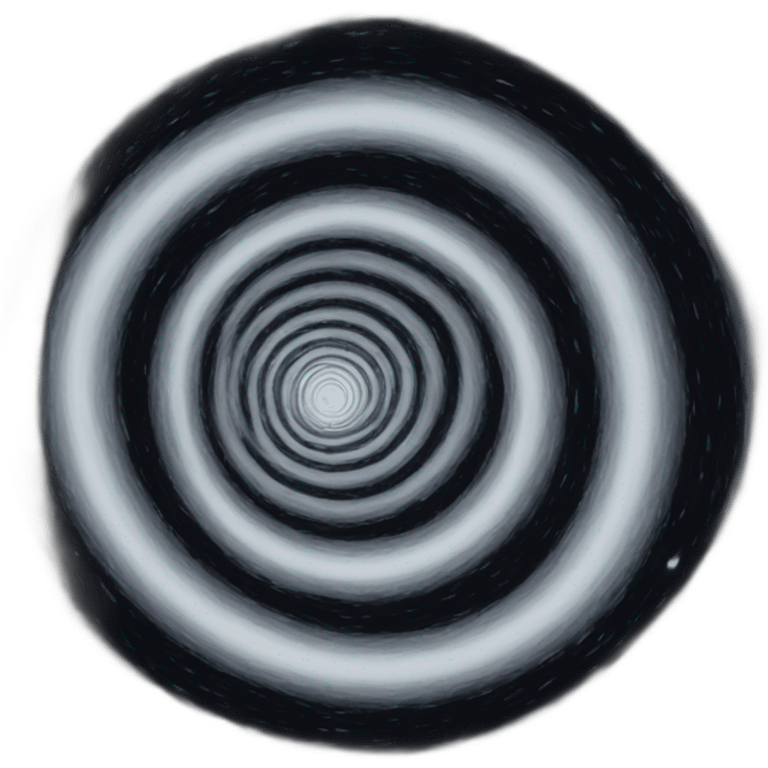 3d spiral black hole emoji