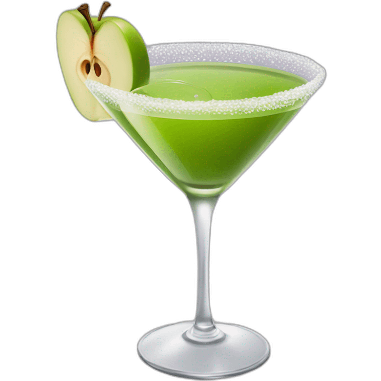 The best apple Martini cocktail  emoji