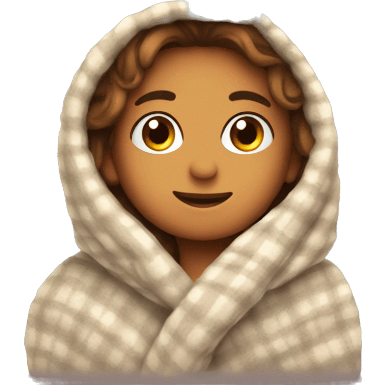 cozy blanket emoji