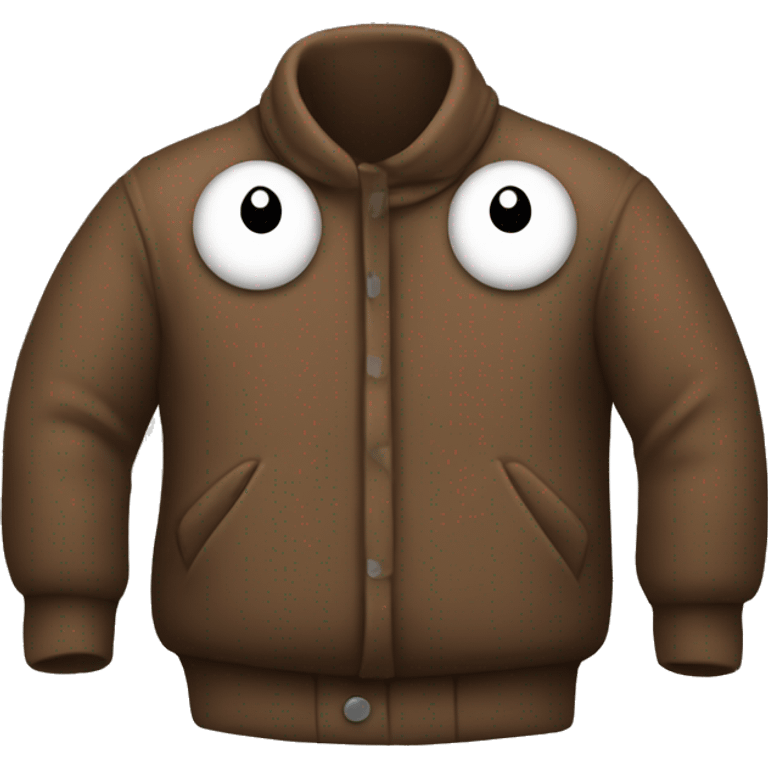 poop with a jacket on emoji