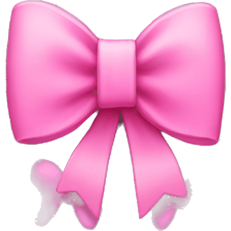 Pink bow emoji