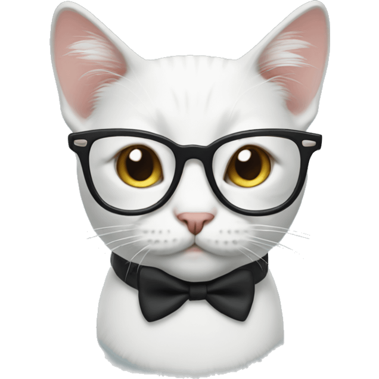 Cat with glasses emoji